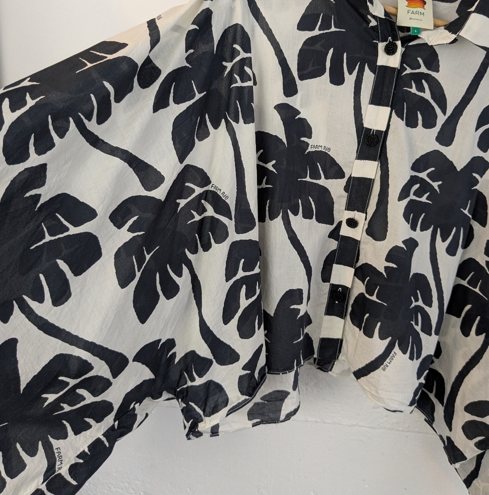 Farm Rio • Coconut Kimono Shirt - Picture 8 of 9